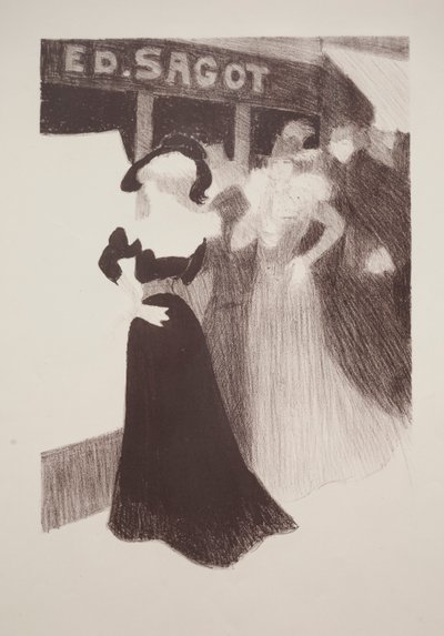 萨戈特的画廊，1898年。 作者 乔治·阿尔弗雷德·博蒂尼
