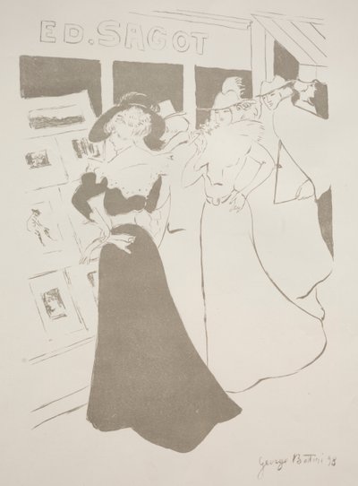 Sagots画廊，1898年。 作者 乔治·阿尔弗雷德·博蒂尼
