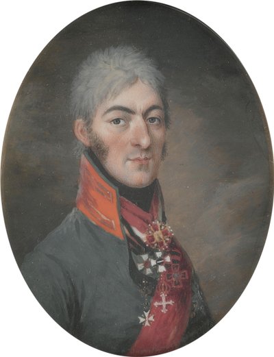 西蒙-巴格拉托维奇王子，巴格拉托维奇-伊梅雷蒂1771-，1806。 作者 乔治·安托万·凯曼