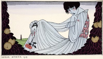 沉思 1919（模板印刷） 作者 乔治理发师