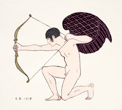 丘比特 1919（pochoir 印刷品） 作者 乔治理发师