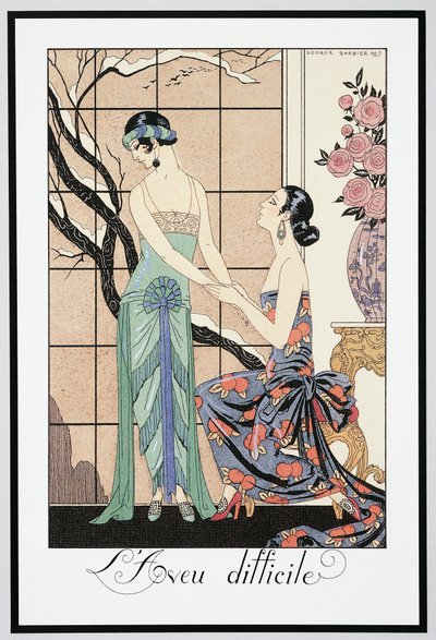Falbalas 和 Fanfreluches、1924 年年历、艰难的忏悔 (L
