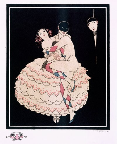 Karsavina, pub.1914 年（彩色印刷版） 作者 乔治理发师