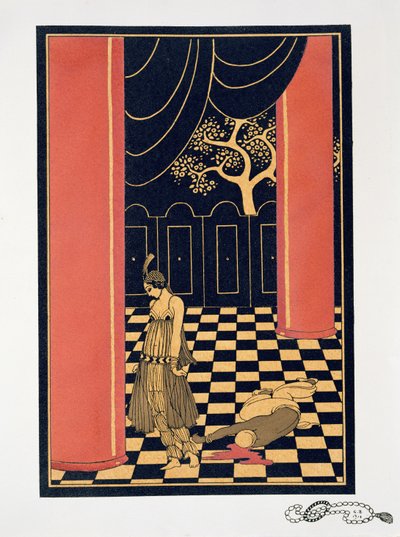 塔玛拉·卡尔萨维纳 (Tamara Karsavina) (1885-1978) 饰演“塔玛尔” 作者 乔治理发师