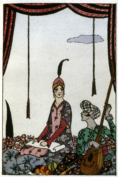 萨巴女王，约 1920 年（插图） 作者 乔治理发师