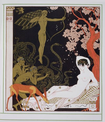 金星，或 La Belle Hélène（彩色平版印刷） 作者 乔治理发师