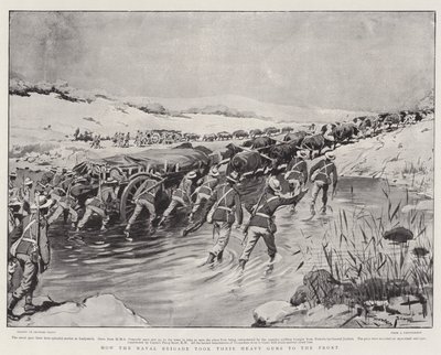 海军旅如何将重型枪炮带到前线 作者 Georges Bertin Scott