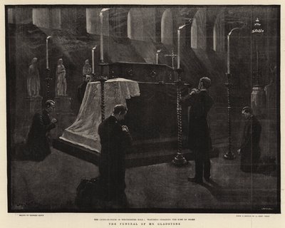 格拉德斯通先生的葬礼 作者 Georges Bertin Scott