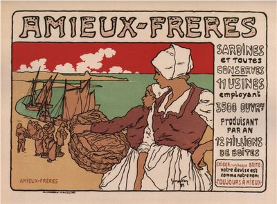 Amieux Freres海报，1899年 作者 乔治·费伊