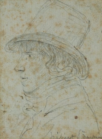 雅克·赫伯特 (1757-94)（纸本铅笔） 作者 Georges Francois Gabriel