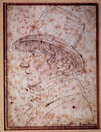 雅克·赫伯特 (Jacques Hebert)（1757-1794 年）的肖像，记者和革命政治家，报纸““父亲 Duchesne”的创始人。 加布里埃尔绘画 作者 乔治·弗朗索瓦·加布里埃尔