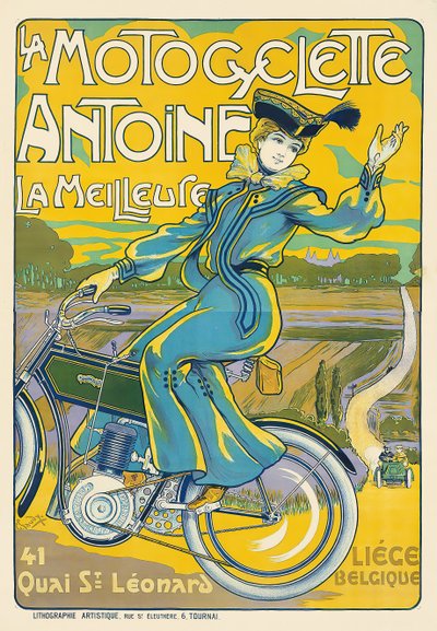 La Motocyclette Antoine. 作者 乔治高迪