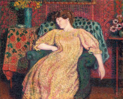 睡着了，或La Sieste，约1906年 作者 乔治莱门