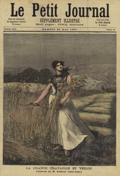 Le Petit Journal的封面，1891年5月23日 作者 Georges Louis Poilleux Saint Ange