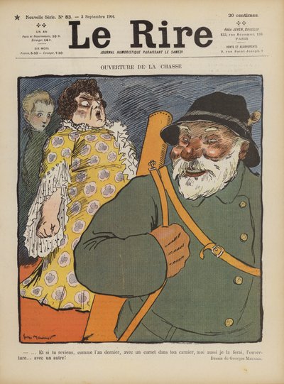 笑的插图 作者 Georges Meunier