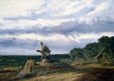 磨坊风景，c1783-1843 作者 乔治·米歇尔