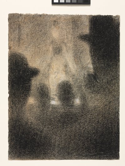 咖啡厅音乐会，1887-88 作者 乔治·皮埃尔·苏拉特