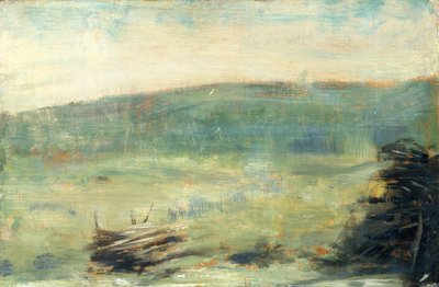 1878或1879年在Saint-Ouen的风景。 作者 乔治·皮埃尔·苏拉特