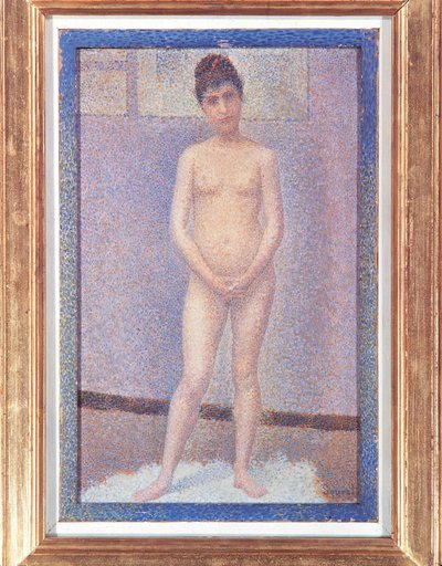正面模特 (Poseuse de face) 作者 乔治·皮埃尔·苏拉特