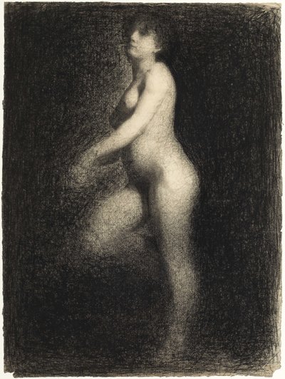 裸体，约1881-1882年。 作者 乔治·皮埃尔·苏拉特