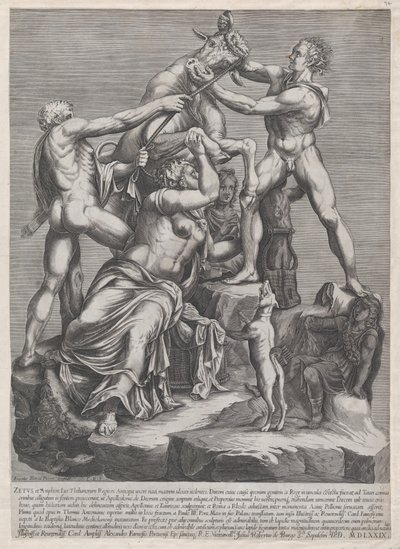 Speculum Romanae Magnificentiae：迪尔西的命运》，1579年。 作者 乔治·雷维迪