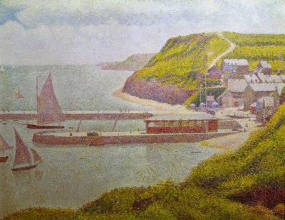 Porten-Bessin，外港，涨潮（卡尔瓦多斯） 作者 乔治·苏拉特