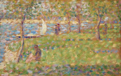 "La Grande Jatte "的研究 作者 乔治·苏拉特