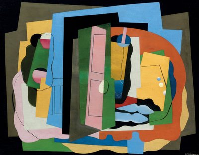 粉红色的门；粉红之门，1927年 作者 Georges Valmier