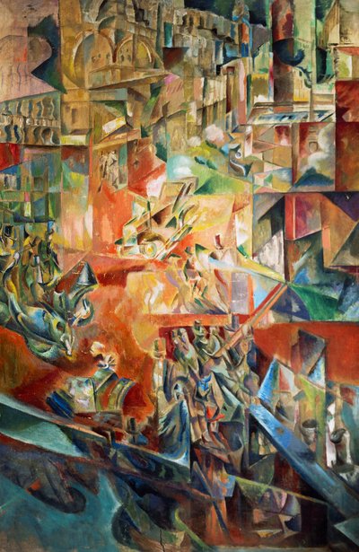 《大都会》，乔治·雅库洛夫（Georges Yakoulov，1884-1928 年）。 俄罗斯，20 世纪。 作者 乔治·雅库洛夫