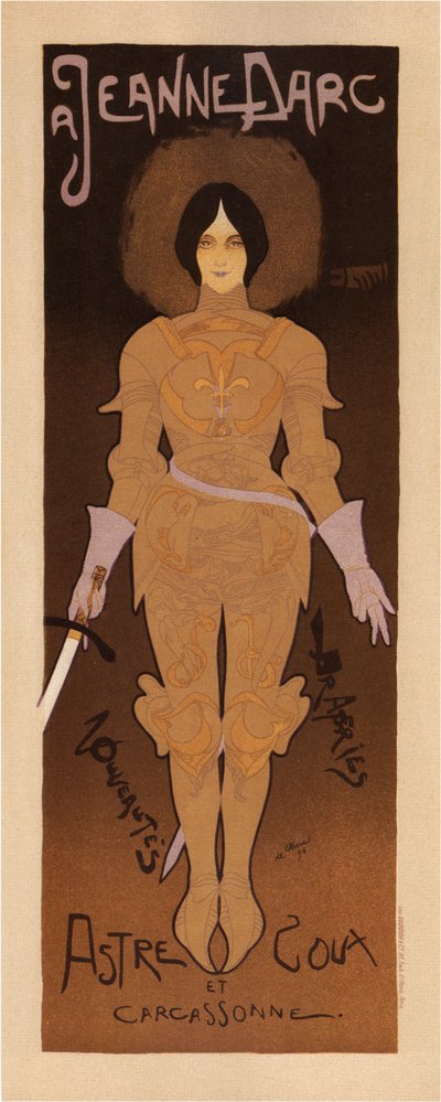 圣女贞德，1896年 作者 乔治·德菲尔