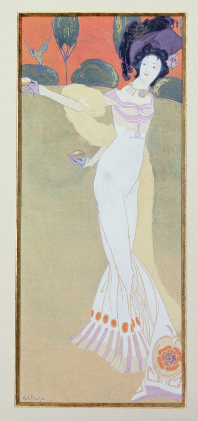 喂鸟的女人 作者 乔治·德菲尔