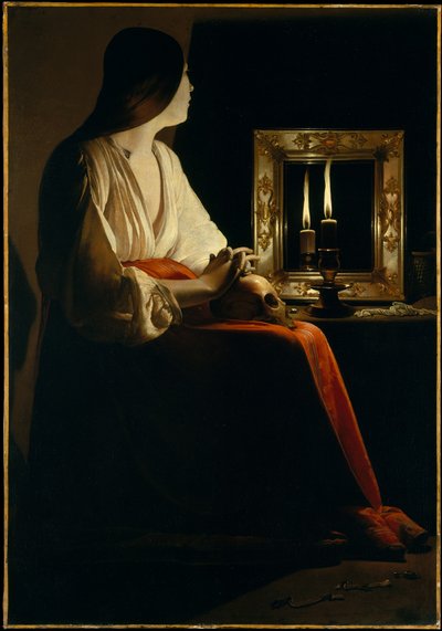 Büßende Maria Magdalena（玛格达莱娜赖特曼） 作者 乔治·德拉图尔