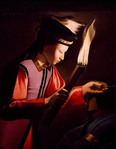 乔治·德·拉图尔（Georges de La Tour，1593-1652 年）发现圣亚历克西斯尸体，细节 作者 乔治·德拉图尔