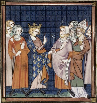 兰斯理事会，Grandes chroniques de France，Royal 16 G VI f.258，约 1332-1350 年 (22093699984) 作者 第比利斯的乔治亚·莱文·拉米什维利
