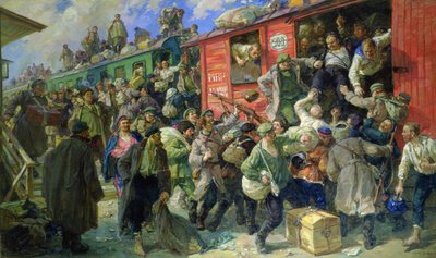 1917 年沙皇武装力量的自发释放 作者 格奥尔基·康斯坦丁诺维奇·萨维茨基
