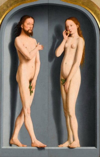 亚当和夏娃·塞达诺家庭三联画，外墙板 作者 杰拉德·大卫