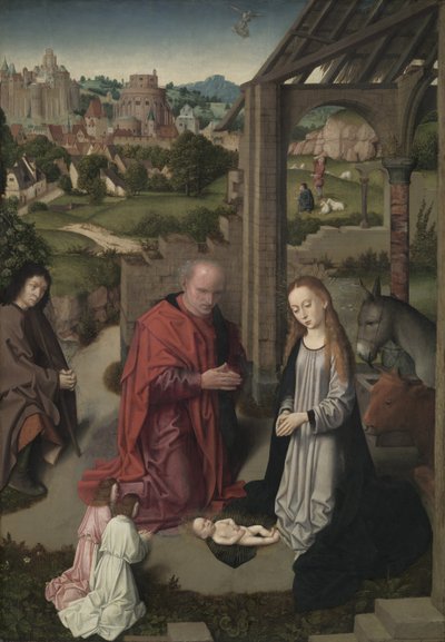 耶稣诞生，c.1485-90 作者 杰拉德·大卫