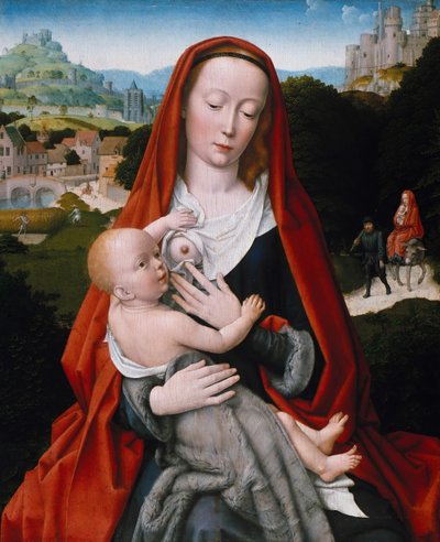 处女和儿童c。 1490 作者 杰拉德·大卫