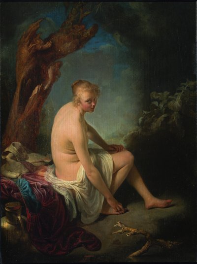 Bather，约1662-1665年。 作者 葛瑞特窦