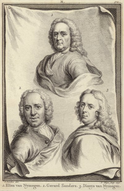 Nijmegen的Elias，Gerard Sanders和Nijmegen的Dionys的肖像 作者 杰拉德·桑德斯