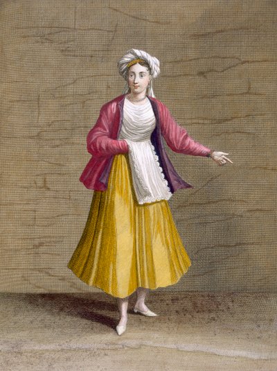 来自帕特莫斯的圣约翰的女孩，出版。C1707. 作者 杰拉德·斯科特