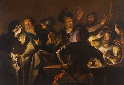 拒绝圣彼得，c.1620-1625 作者 杰拉德·西格斯（Gerard Seghers）