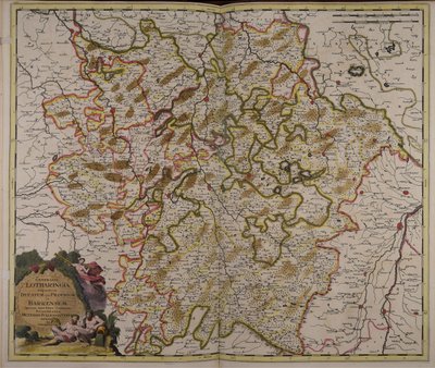 洛塔林总主教区（Generalis Lotharingia dispartita in ducatum ejus proprium et Barrensem quorum intra fines continentur episcopatus Metensis, Tullensis, Verdunensis 作者 杰拉德·瓦尔克