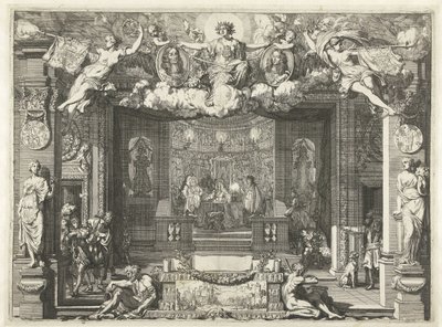 威斯敏斯特条约寓言
1674 年英格兰与荷兰和约寓言 作者 热拉尔·德·莱瑞斯
