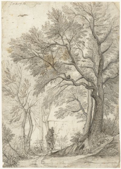 罗马郊外的玛达玛别墅森林 作者 Gerard ter Borch