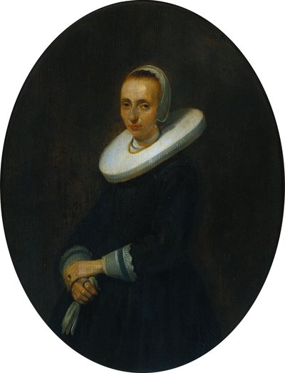 约翰娜-巴多尔（Johanna Bardoel，卒于 1667 年之后）。杰拉德-范德-沙尔克（Gerard van der Schalcke）之妻 作者 杰拉德·特·博尔赫