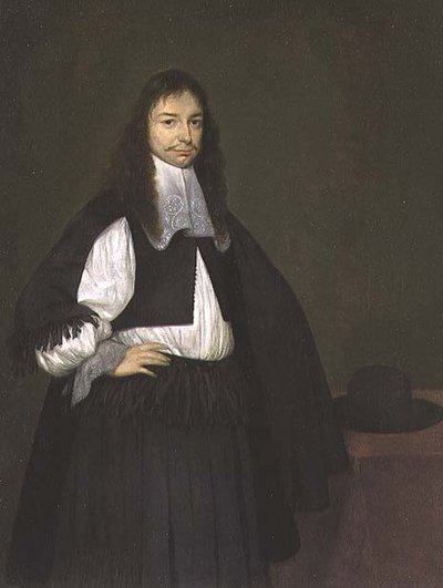 绅士的肖像，c.1667-8（对于看见64506） 作者 杰拉德·特·博尔赫