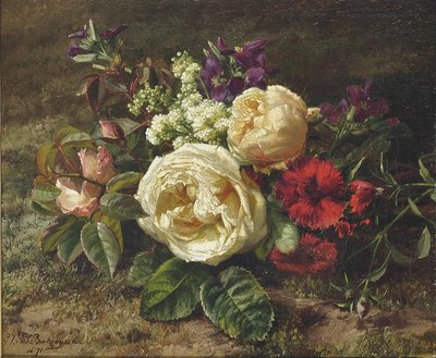 夏日花束 作者 杰拉迪娜（Gerardina Jacoba）van de Sande Bakhuyzen