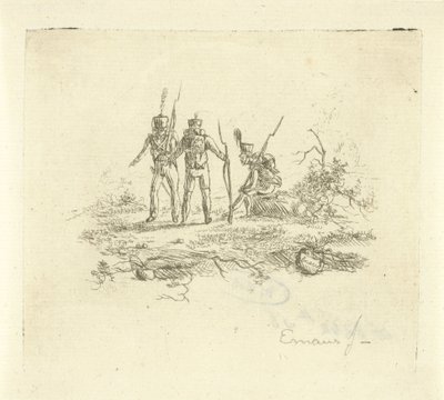 三名步兵 作者 Gerardus Emaus de Micault