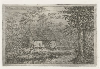 在谷仓养狗的夫妇
海牙林务员的谷仓 作者 Gerardus Emaus de Micault